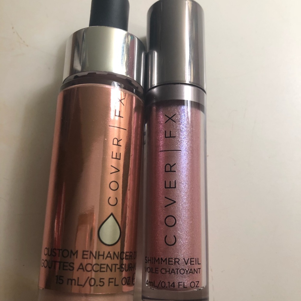 Cover fx custom enhancer drops/shimmering veil